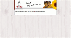 Desktop Screenshot of fritz-holzvertrieb.de